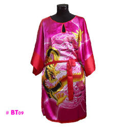 Hot pink dragon caftans