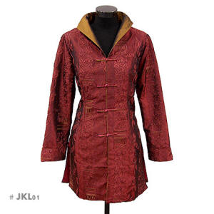 Maroon Long Style Fashion Jacket