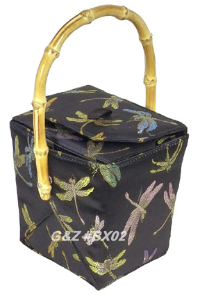 Black Dragonfly Take-Out-Box Handbag