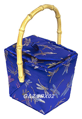 Blue Dragonfly Take-Out-Box Handbag