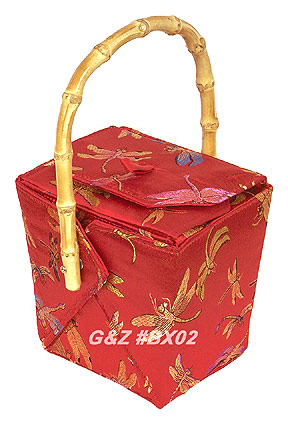Red Dragonfly Take-Out-Box Handbag