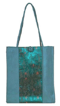 Blue Chinese Calligraphy Totebag