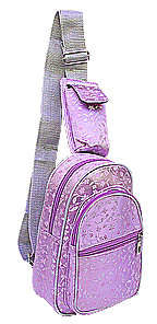 light purple chest bags