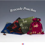 Horse & Carriage Brocade Pouches