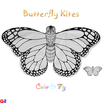 Color & Fly - Butterfly Kite