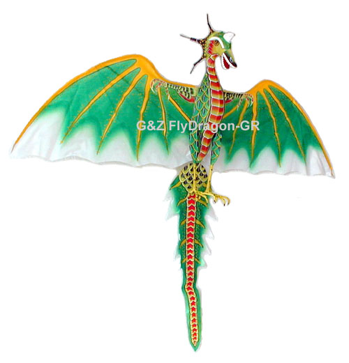 Green Flying Dragon Kite