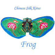 frog kite - green