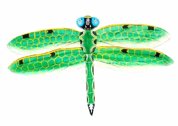 mini kite-green dragonfly
