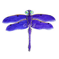 dark purple dragonfly kite