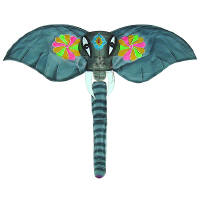 Gray elephant kite