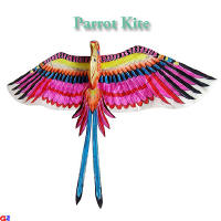 Pink Parrot Kite