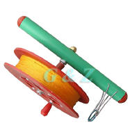 Plastic kite flying wheel