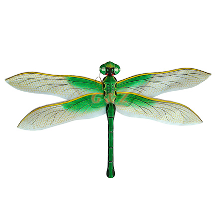 Green Toy Outdoor Fun Wall Hanging Souvenir Arts & Crafts Home Decoration Gift Ideas Traditional Chinese Art & Handicraft Gorgeous 3D Dragonfly Kite