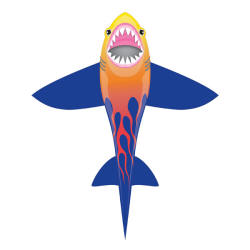 Shark nylon kites