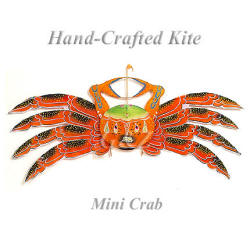 Mini orange crab kite