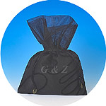 black velvet jewelry pouch